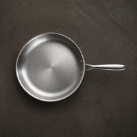 Overhead view of the honeycomb cooking surface